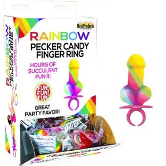 Rainbow Cock Ring Pop