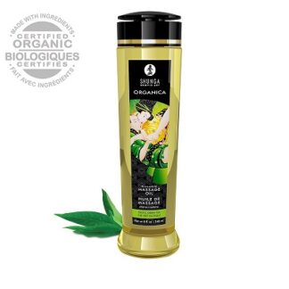 green tea organic massage oil