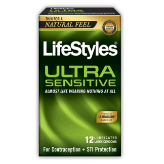 Lifestyles Ultra-Sensitive Condoms, 12 pk
