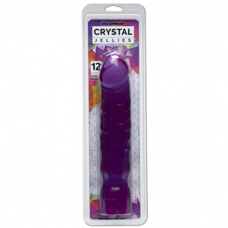Crystal Jellies Big Boy Dong, 12in, Purple