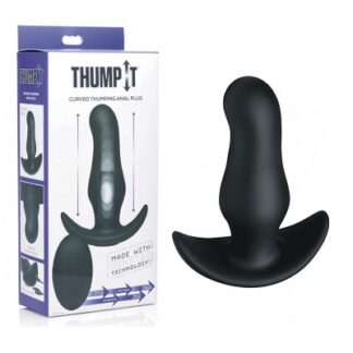 Curved Thumping Anal Plug