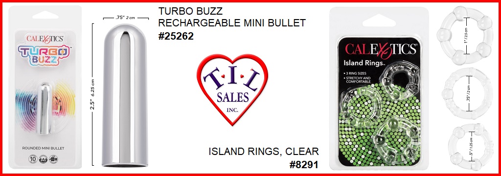 rechargeable mini bullet island rings clear